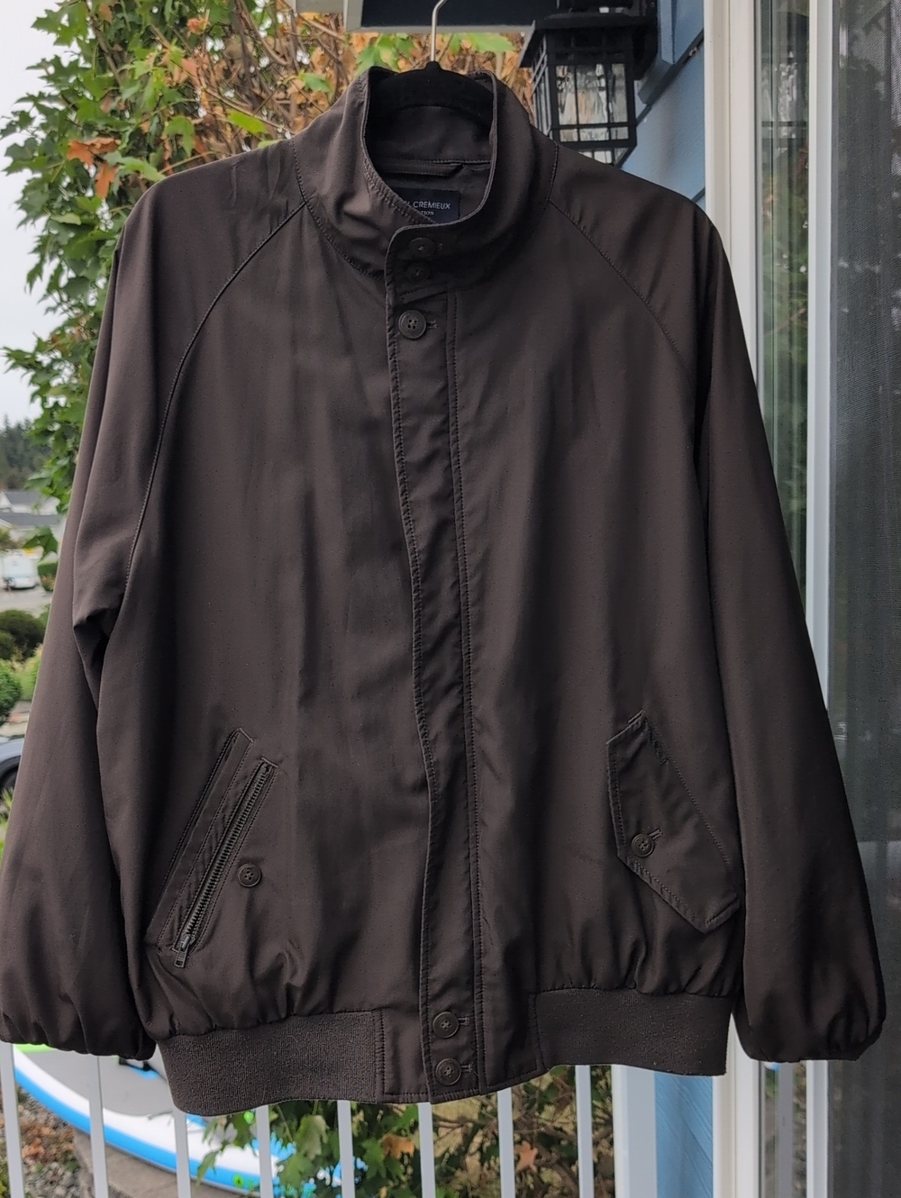 Daniel Cremieux  Brown Lined Lightweight Bomber Jacket with 6 Pockets. Travel !!